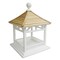 CC Home Furnishings Fully Functional Tropical Gazebo Inspired Outdoor Garden Bird Feeder
